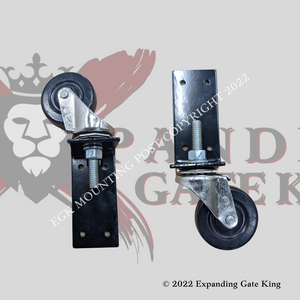 security gate wheel with bracket